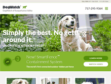 Tablet Screenshot of dogwatchfence.com